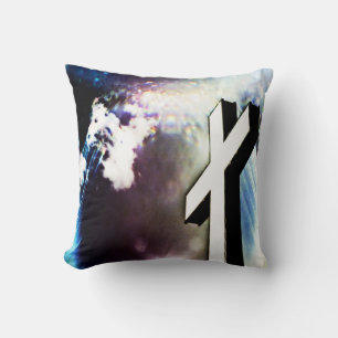 Devine Cross Throw Pillow