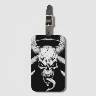Devine Skull of Death Black Luggage Tag
