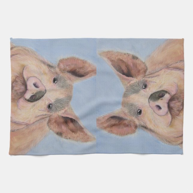 Devine Swine Tea Towel (Horizontal)