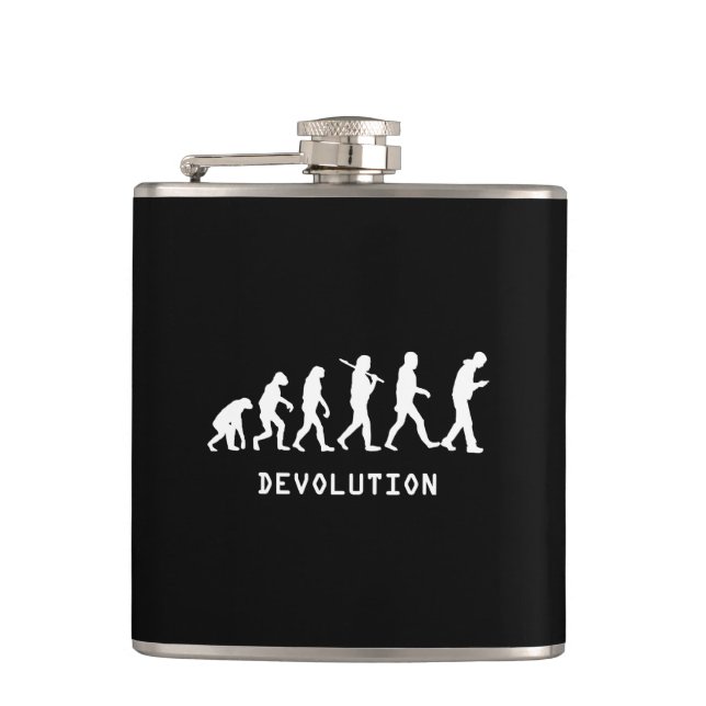 Devolution Cell Phone Hip Flask (Front)