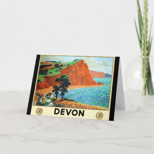 Devon Coast Greeting Card