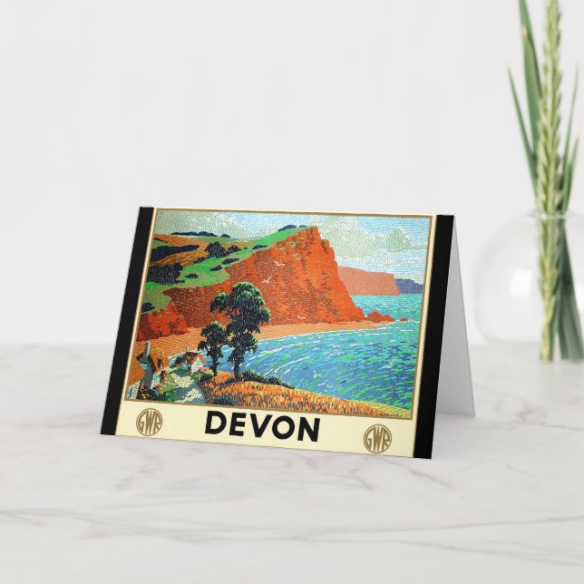 Devon Coast Greeting Card (Front)
