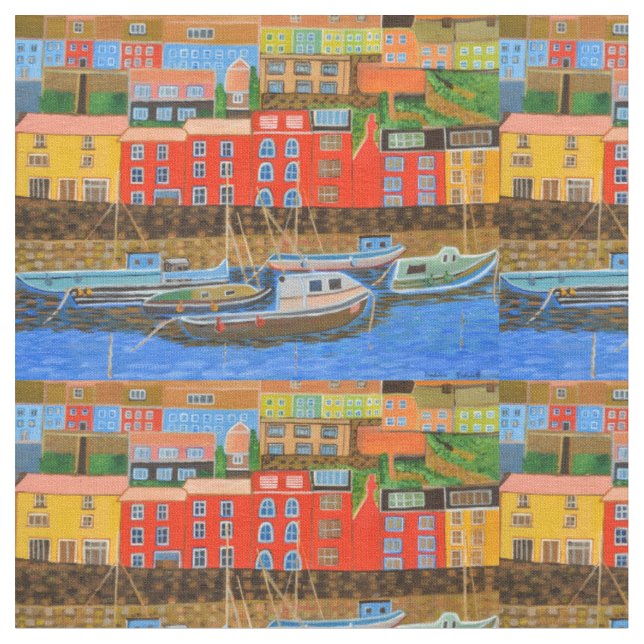 Devon England cotton fabric  (Close Up)