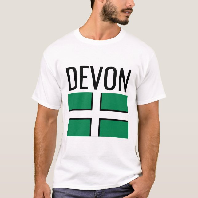 Devon // English County Flag T-Shirt (Front)