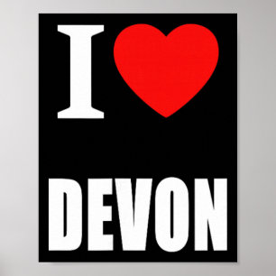 Devon Holidays Surfing Sea Sand Countryside Poster