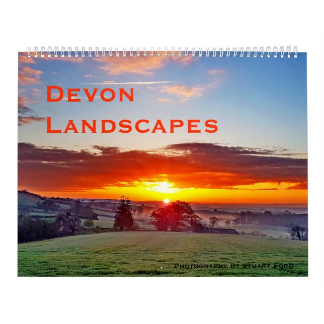 Devon Landscapes Original Photograph Calendar (Cover)