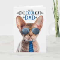 Devon Rex Cat Father's Day One Cool Cat