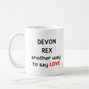 devon rex love coffee mug