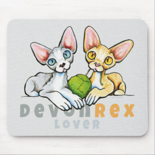 Devon Rex Lover Mouse Pad