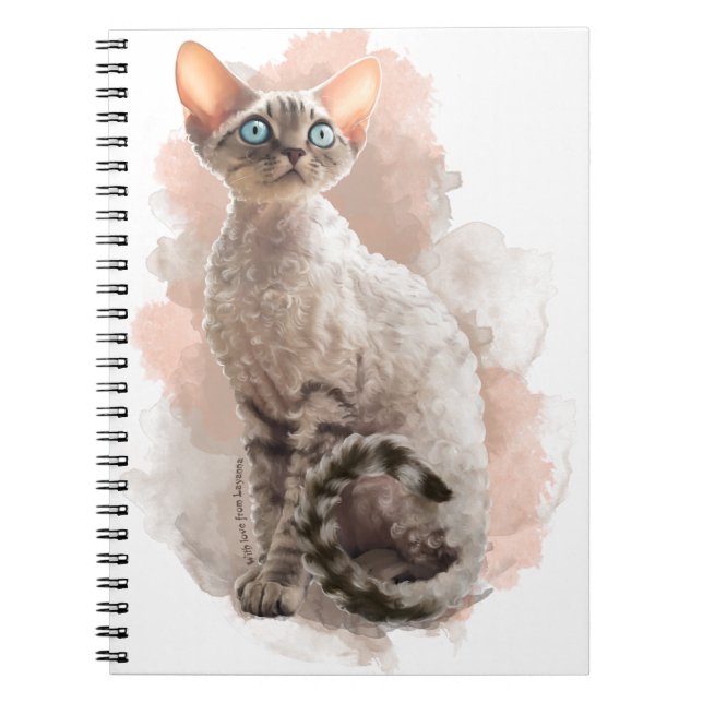 Devon Rex Sofi Notebook (Front)