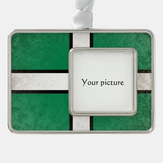 Devon Silver Plated Framed Ornament (Front)