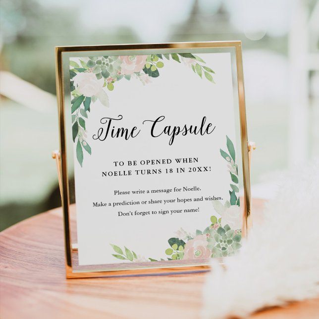 DEVON Time Capsule Baby Shower Sign (Creator Uploaded)