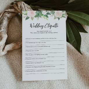 DEVON Wedding Etiquette 911 Bridal Shower Game