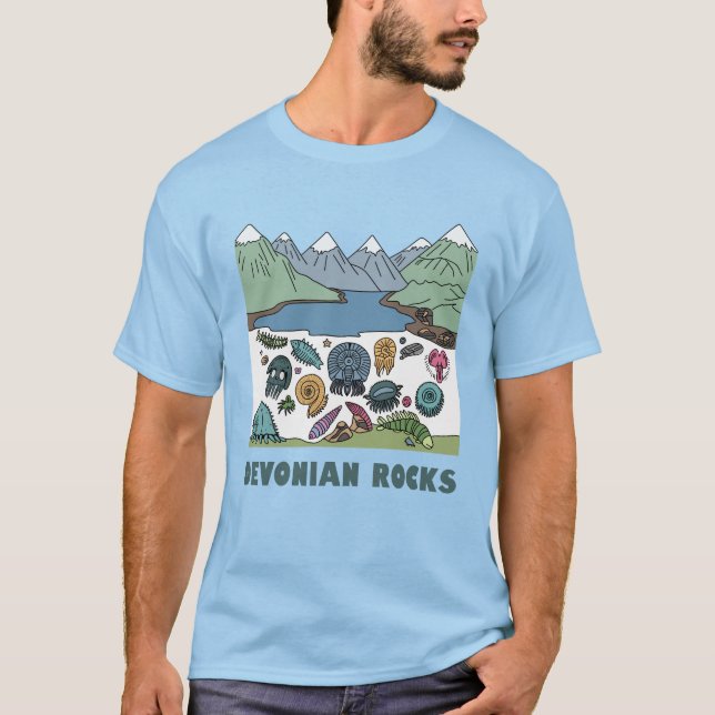 Devonian Rocks T-Shirt (Front)