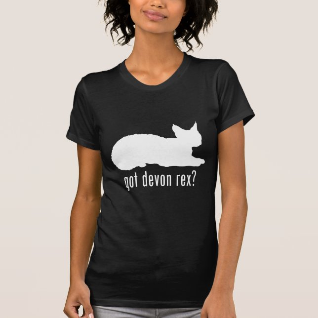 Devonshire Rex Cat T-Shirt (Front)