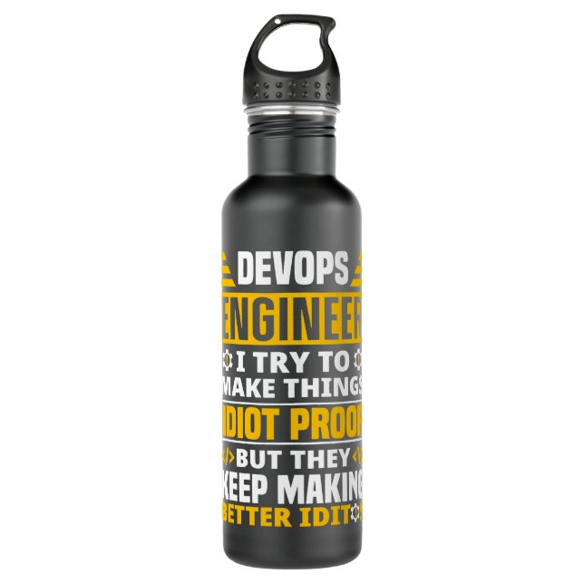 DevOps Engineer Cloud Computing Software Engineer  710 Ml Water Bottle (Front)