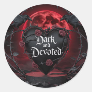 Devote saint Valentine Classic Round Sticker