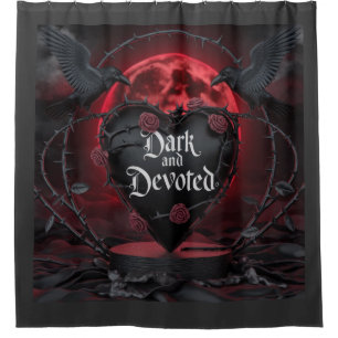 Devote saint Valentine Shower Curtain