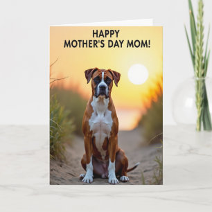 Devoted Canine Mothers Day Card