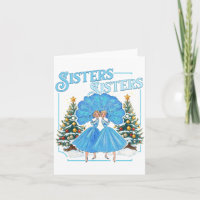 Devoted Sisters White Xmas Merry Christmas Snowfla
