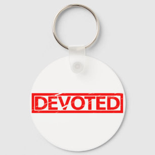 Devoted Stamp Key Ring