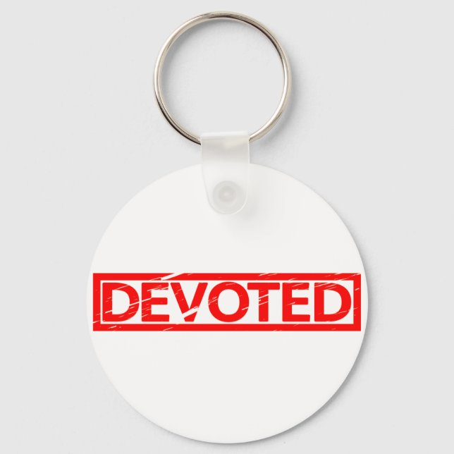 Devoted Stamp Key Ring (Front)