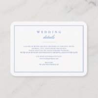 Devoted Wedding Set in Cornflower Blue