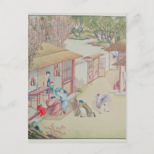 Devotion Scene Postcard