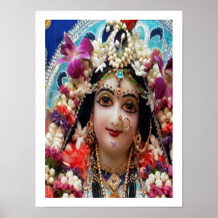 Devotion to Radha Krishna Poster