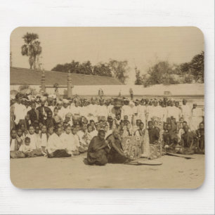 Devotions at the Arakan Pagoda, Mandalay, Mouse Pad