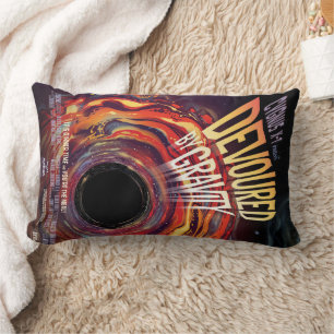 Devoured By Gravity Halloween Hole Black Horror Lumbar Cushion