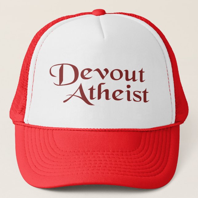 Devout Atheist Trucker Hat (Front)