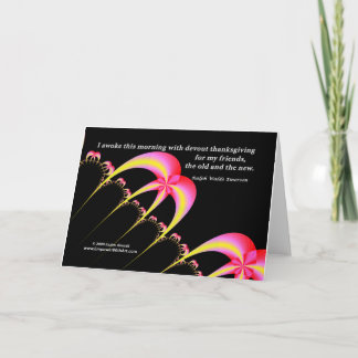 Devout thanksgiving for my friends holiday card