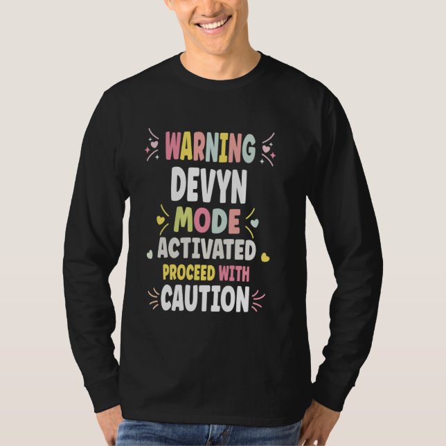 DEVYN Personalised Women's Gift Custom DEVYN T-Shirt (Front)