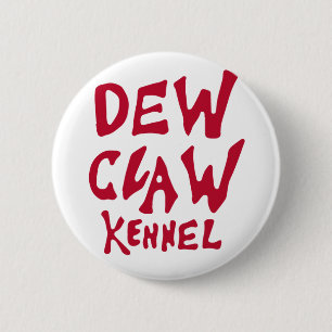 Dew Claw Kennel Ruby Red Button
