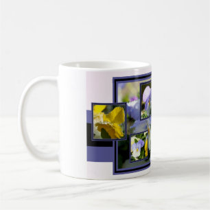 Dew Drop Pansy Mug