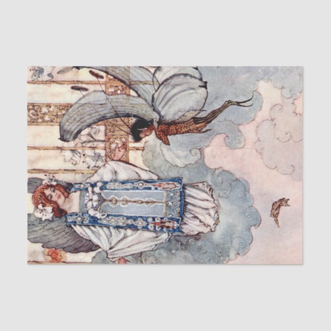 “Dew Drops” by A Duncan Carse Tissue Paper (Front)