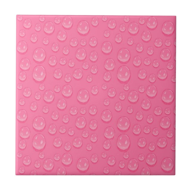 Dew drops ceramic tile (Front)