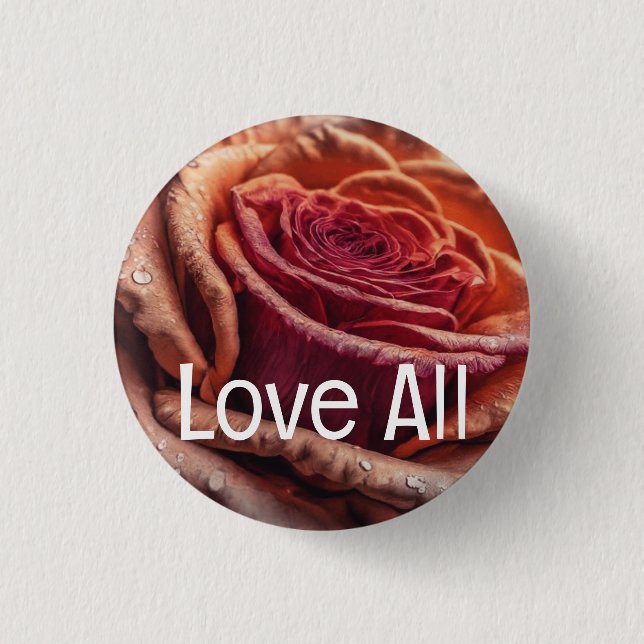 Dew-Kissed Beauty 3 Cm Round Badge (Front)