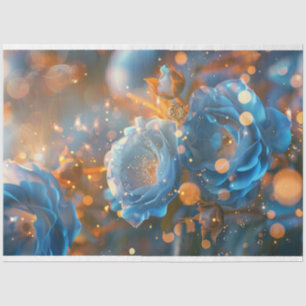Dew Kissed Blooms Decoupage Tissue Paper