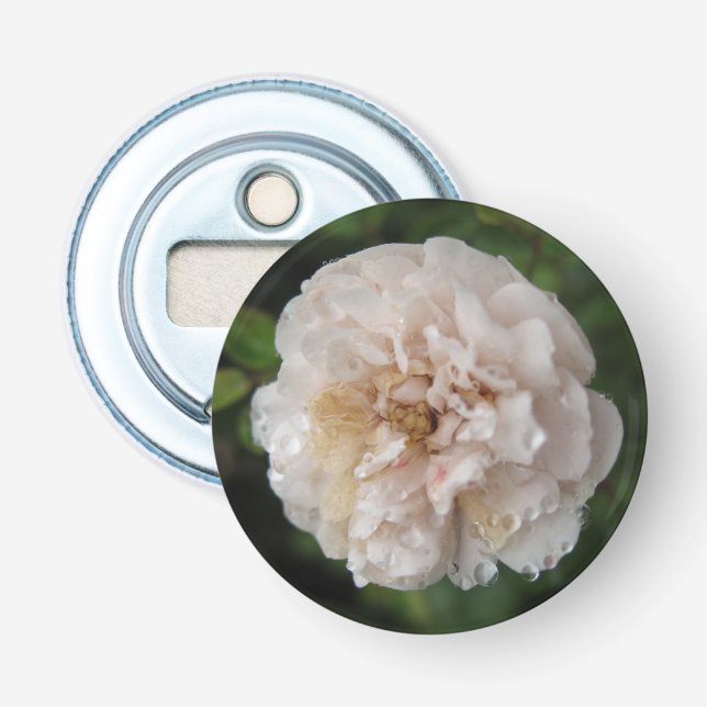 Dew on a Flower Bottle Opener (Front)