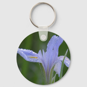 dew on flower keychain