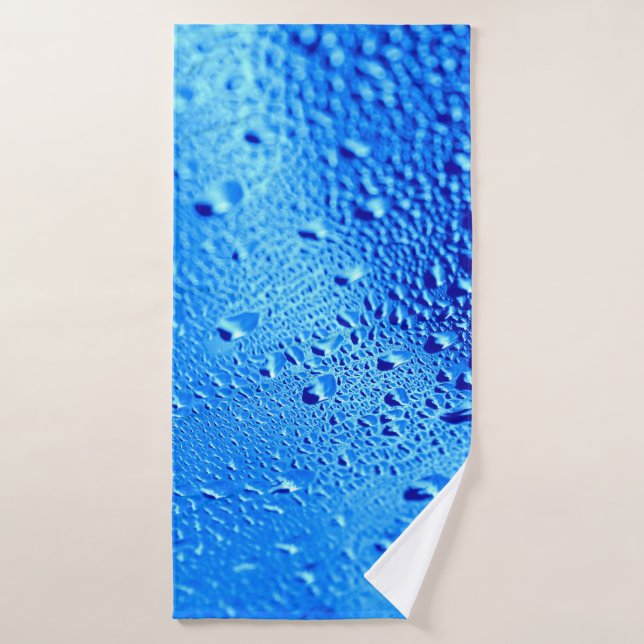Dew wet glass background window bath towel (Bath Towel)
