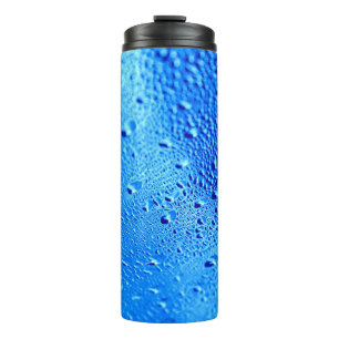Dew wet glass background window thermal tumbler