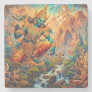 Dewa di Lembah Surgawi Stone Coaster