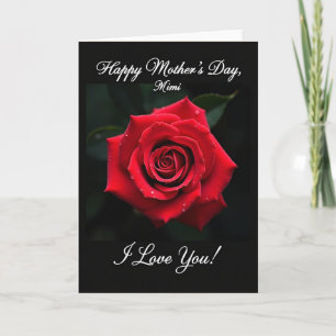 Dewdrop Mothers Day Love Card