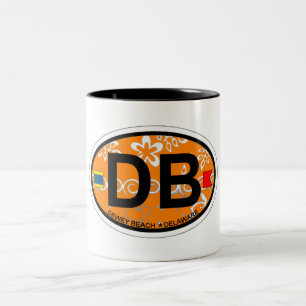 Dewey Beach. Two-Tone Coffee Mug