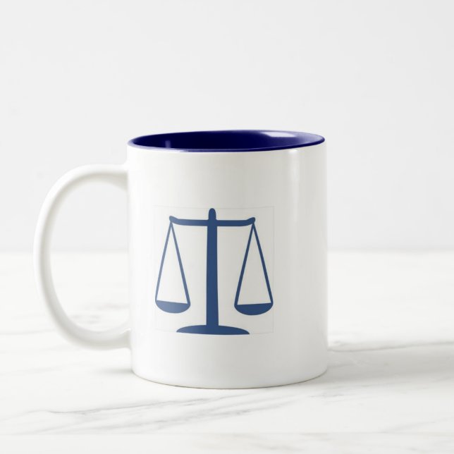 Dewey, Scruem & Howe Attorneys At Law Two-Tone Coffee Mug (Left)
