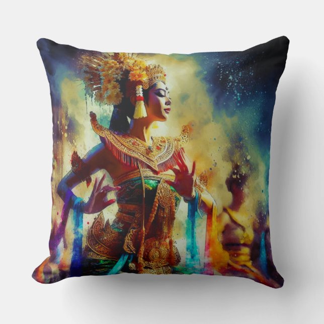 Dewi Tari (Dance Goddess) Cushion (Front)