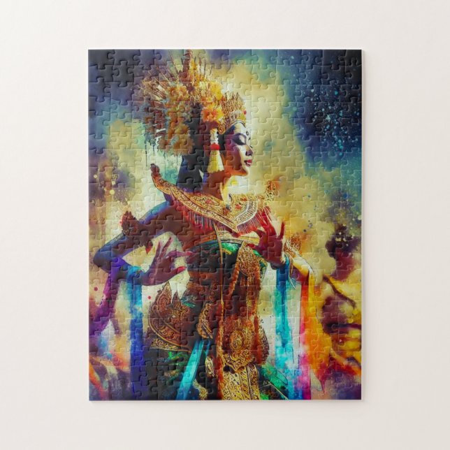 Dewi Tari (Dance Goddess) Jigsaw Puzzle (Vertical)